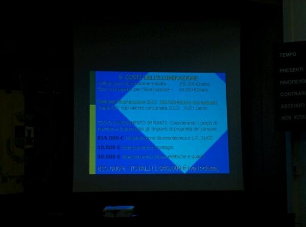 I costi dell'illuminazione a Dalmine #opendalmine http://t.co/kfWQ6BKbuu